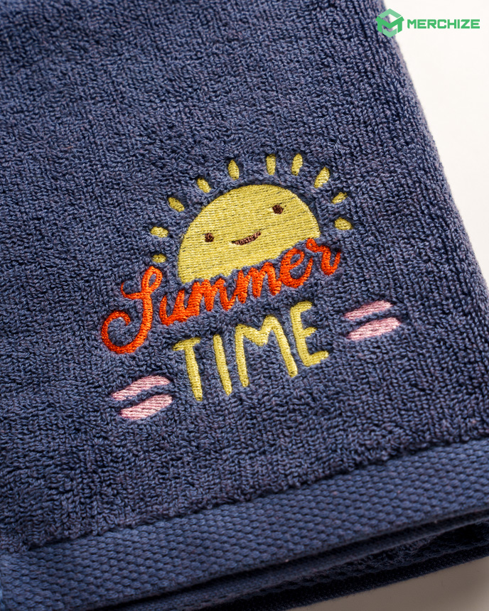 Embroidered Bath Towel