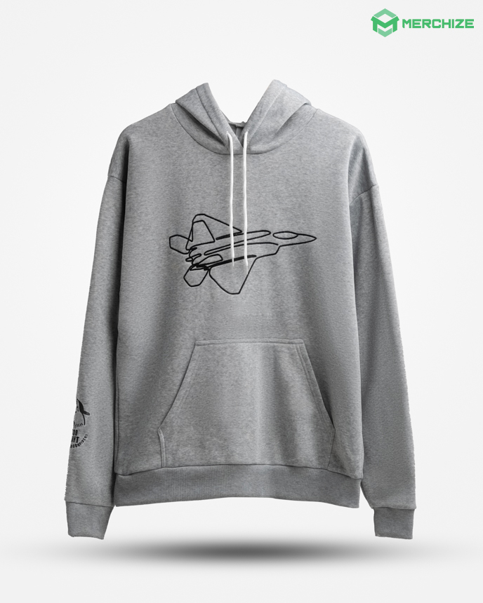 Embroidered Lightweight Classic Unisex Hoodie