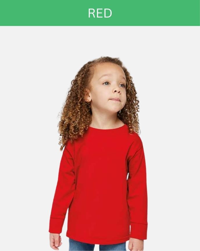 Toddler Fine Jersey Long Sleeve Tee 3302 (Made in US)