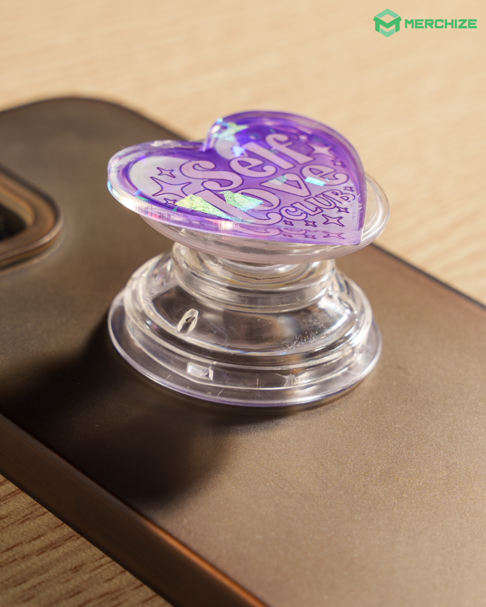 Custom Shape Hologram Phone Grip