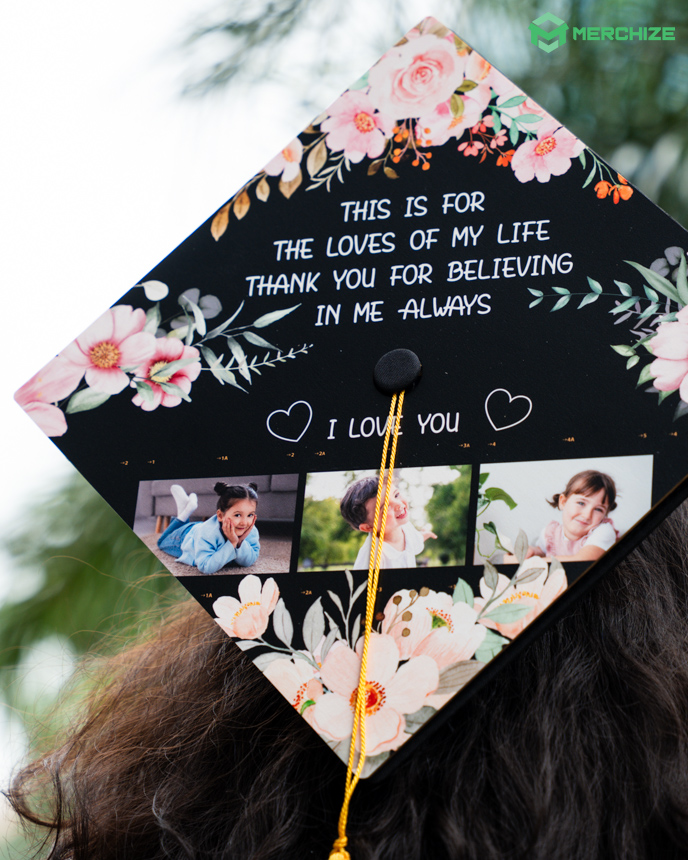 personalized graduation cap topper