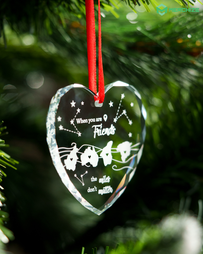 custom glass ornaments side profile