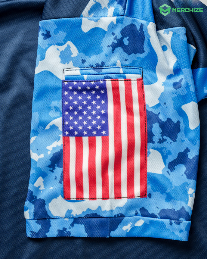 All-over Print Tactical Polo Shirt