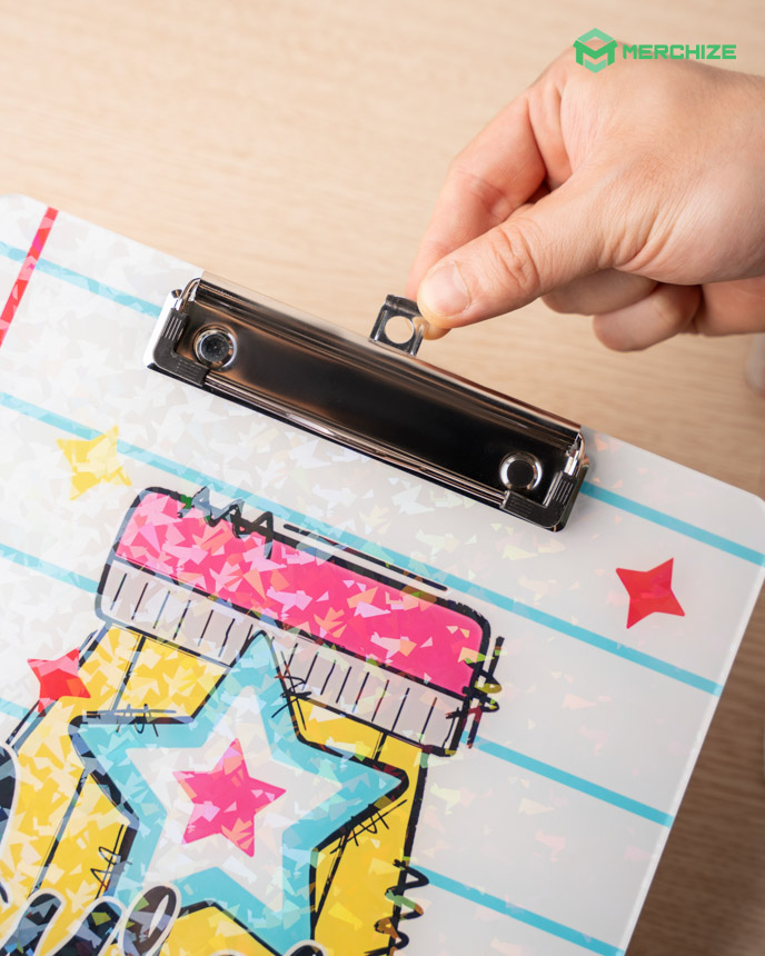 Hologram Acrylic Clipboard