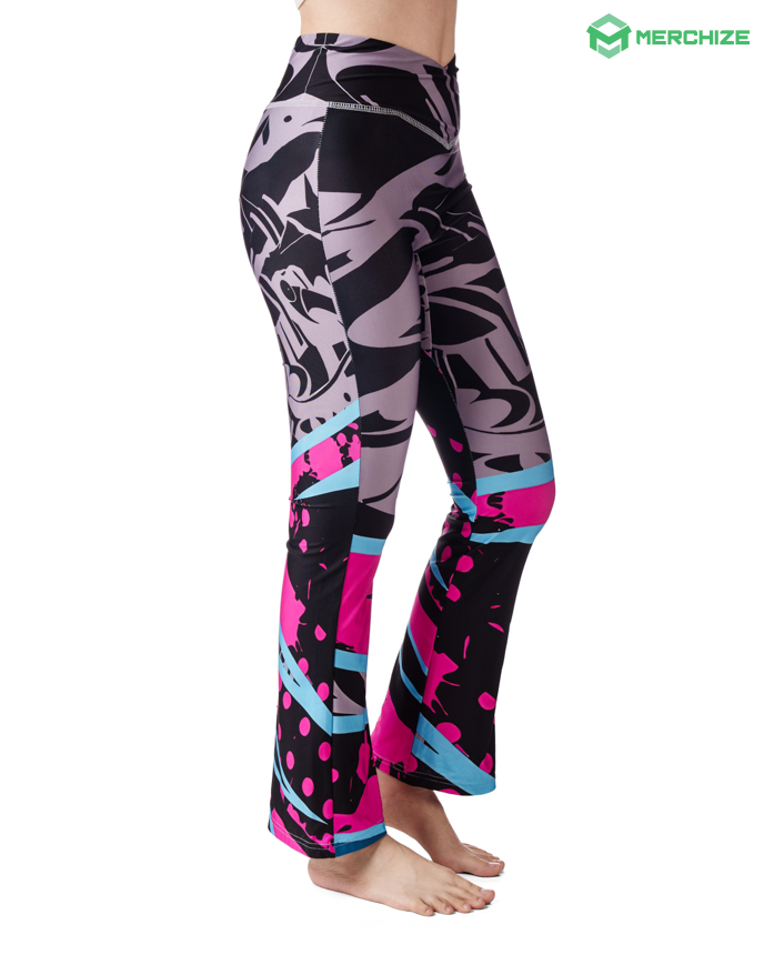 All-over Print Flare Leggings
