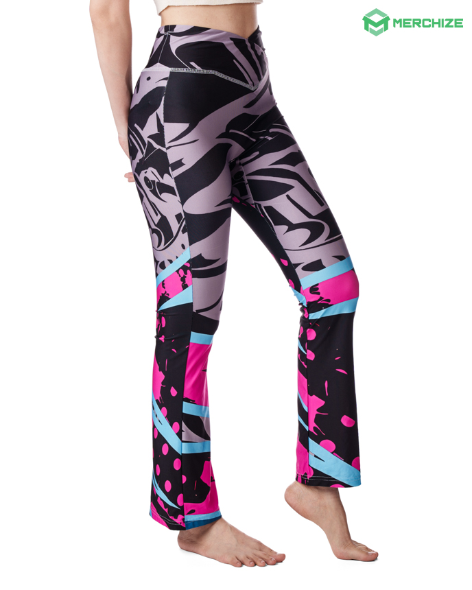 All-over Print Flare Leggings