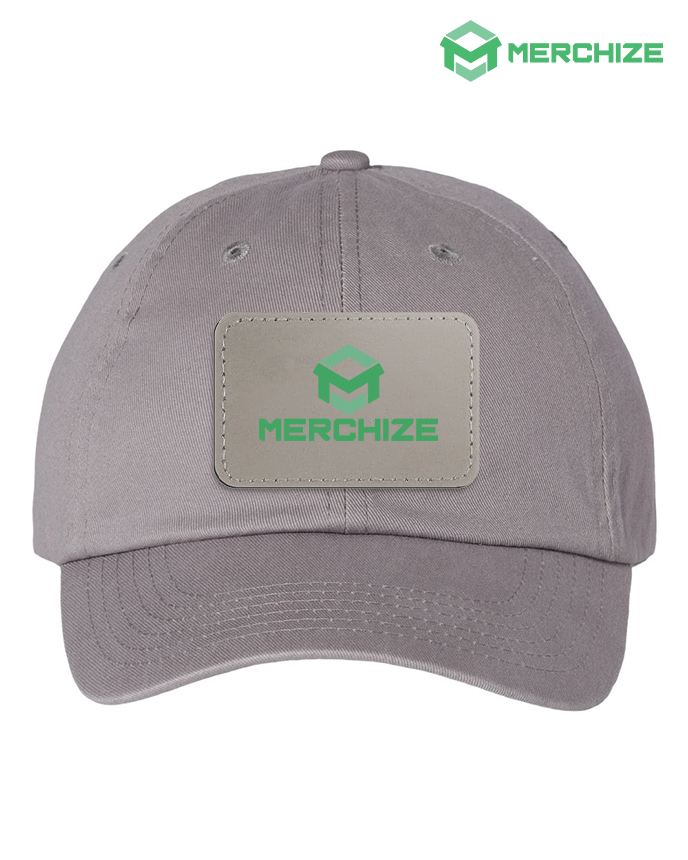 Leather Patch Bio-Washed Classic Dad Hat VC300A (Made in US)