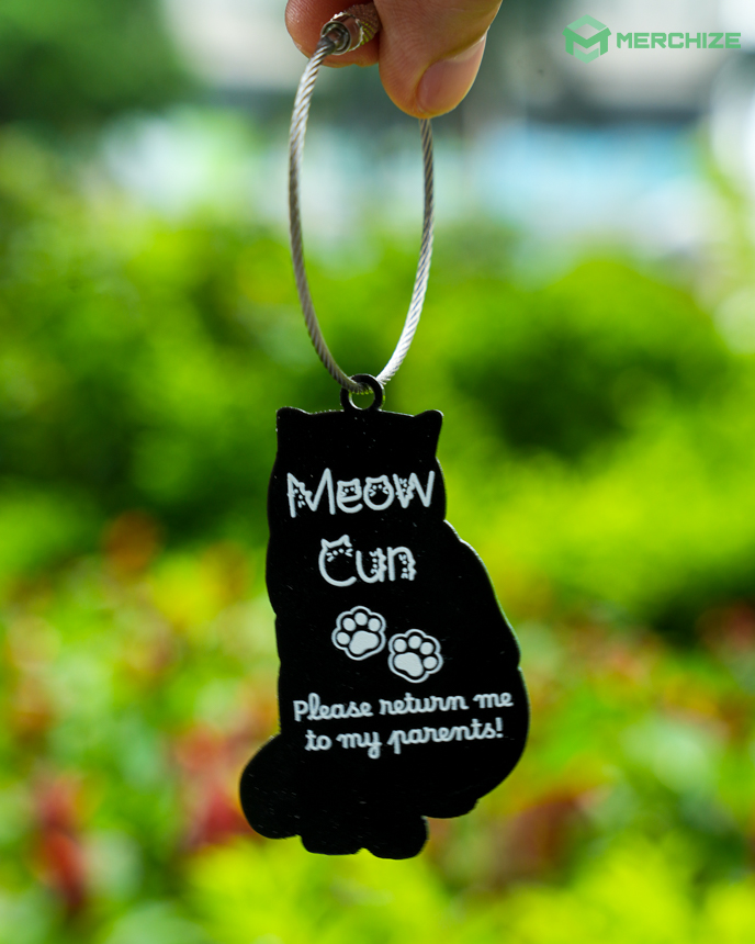 Custom Shape Colored Acrylic Tag