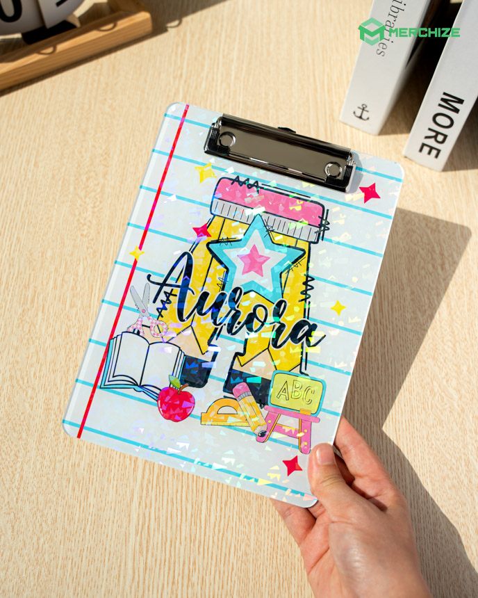 Hologram Acrylic Clipboard
