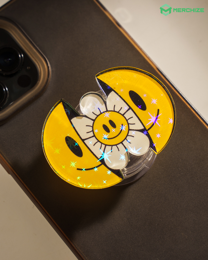 Custom Shape Hologram Phone Grip