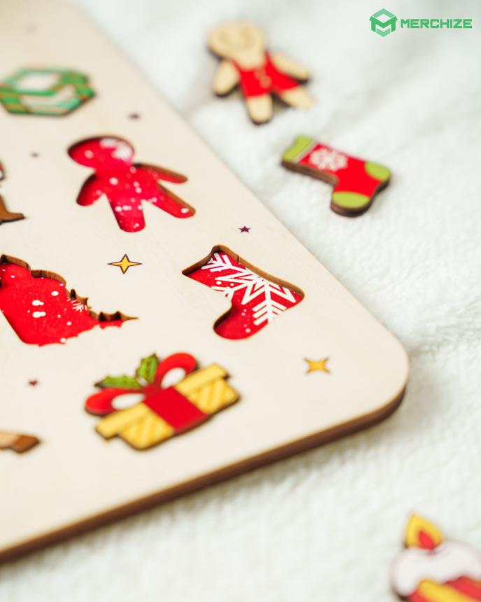Wooden Puzzle Board