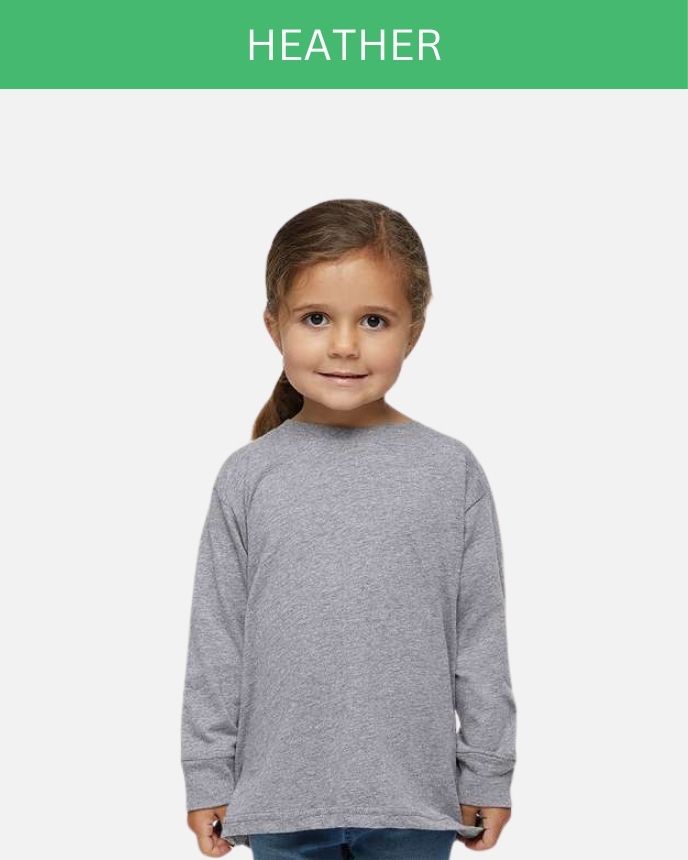 Toddler Fine Jersey Long Sleeve Tee 3302 (Made in US)