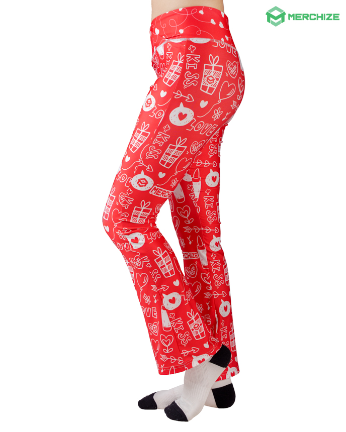 All-over Print Flare Leggings