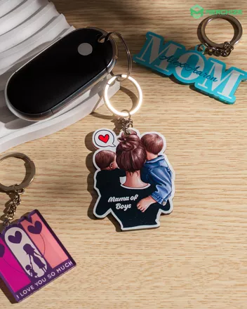 Custom Shape 2-side Printed Acrylic Keychain