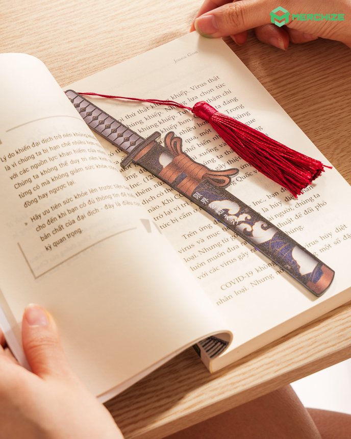 Custom Shape Broken Glass Hologram Bookmark