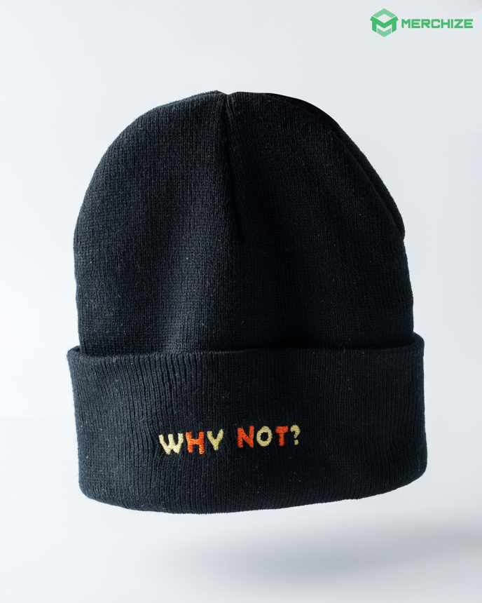 Embroidered Cuffed Beanie