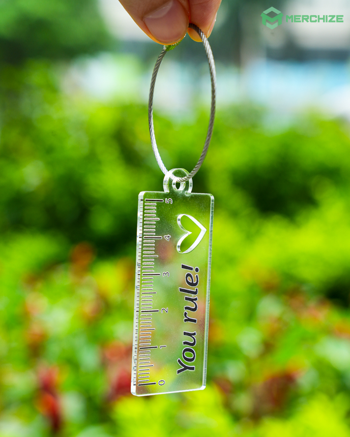 Custom Shape Clear Acrylic Tag