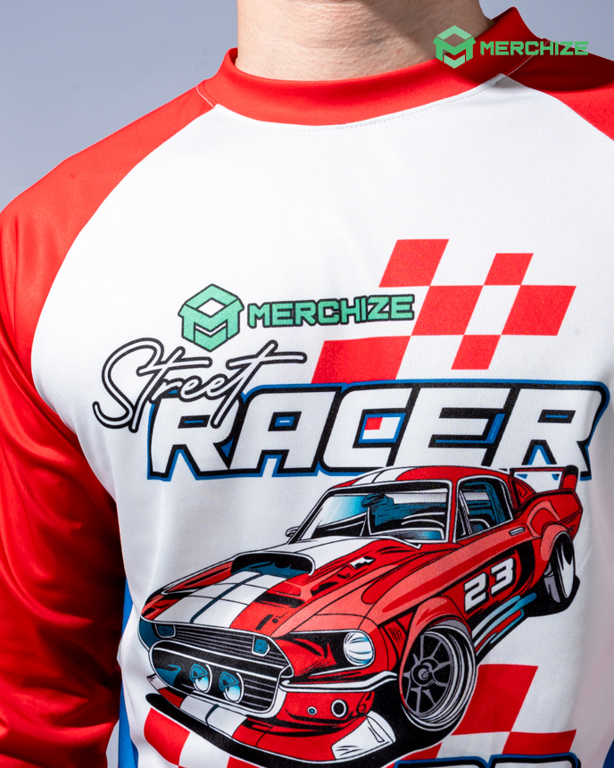 All-over Print Long Sleeve Raglan