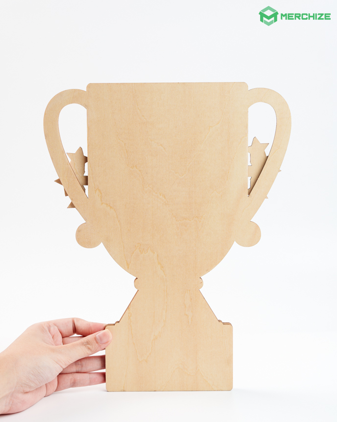 Custom shape Rotating Wood Sign