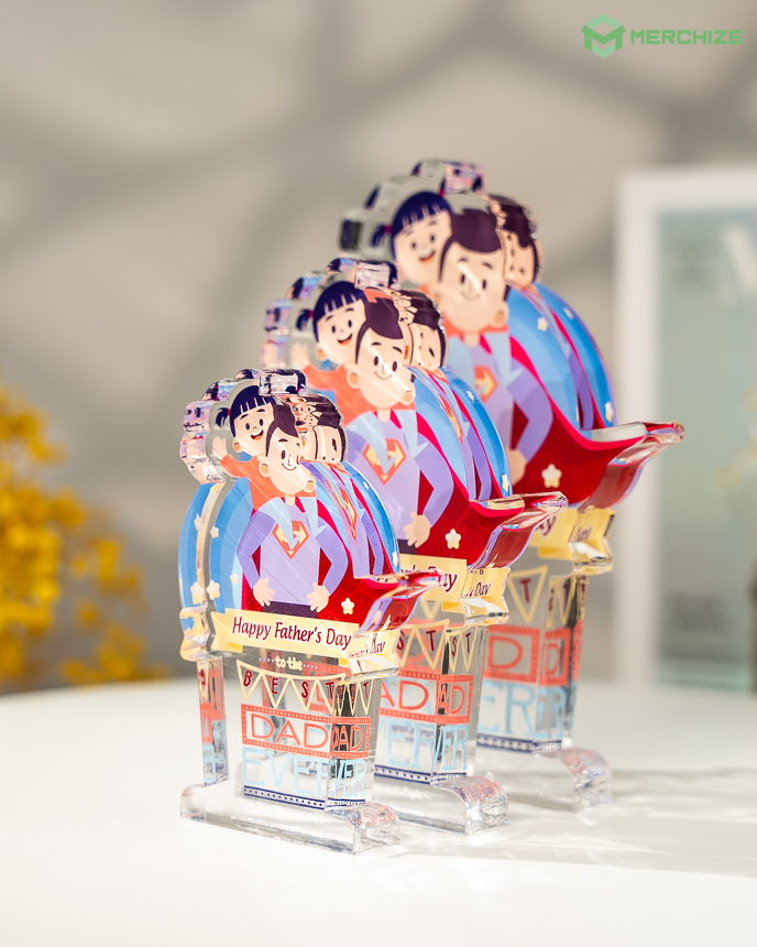 Acrylic Plaque (without stand) 0.6 IN