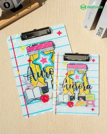 Hologram Acrylic Clipboard