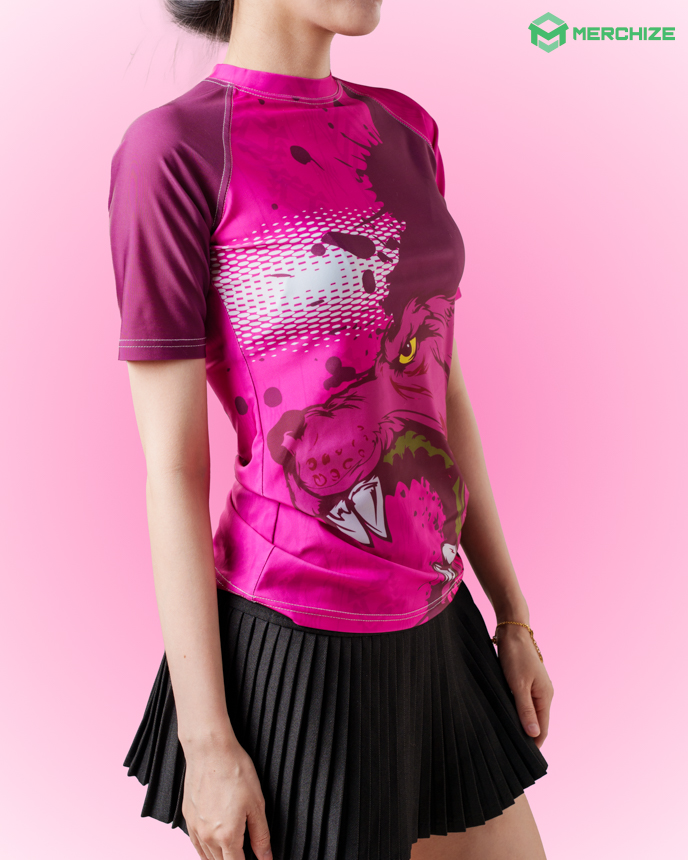 All-over Print Women's Short-sleeve Rash Guard