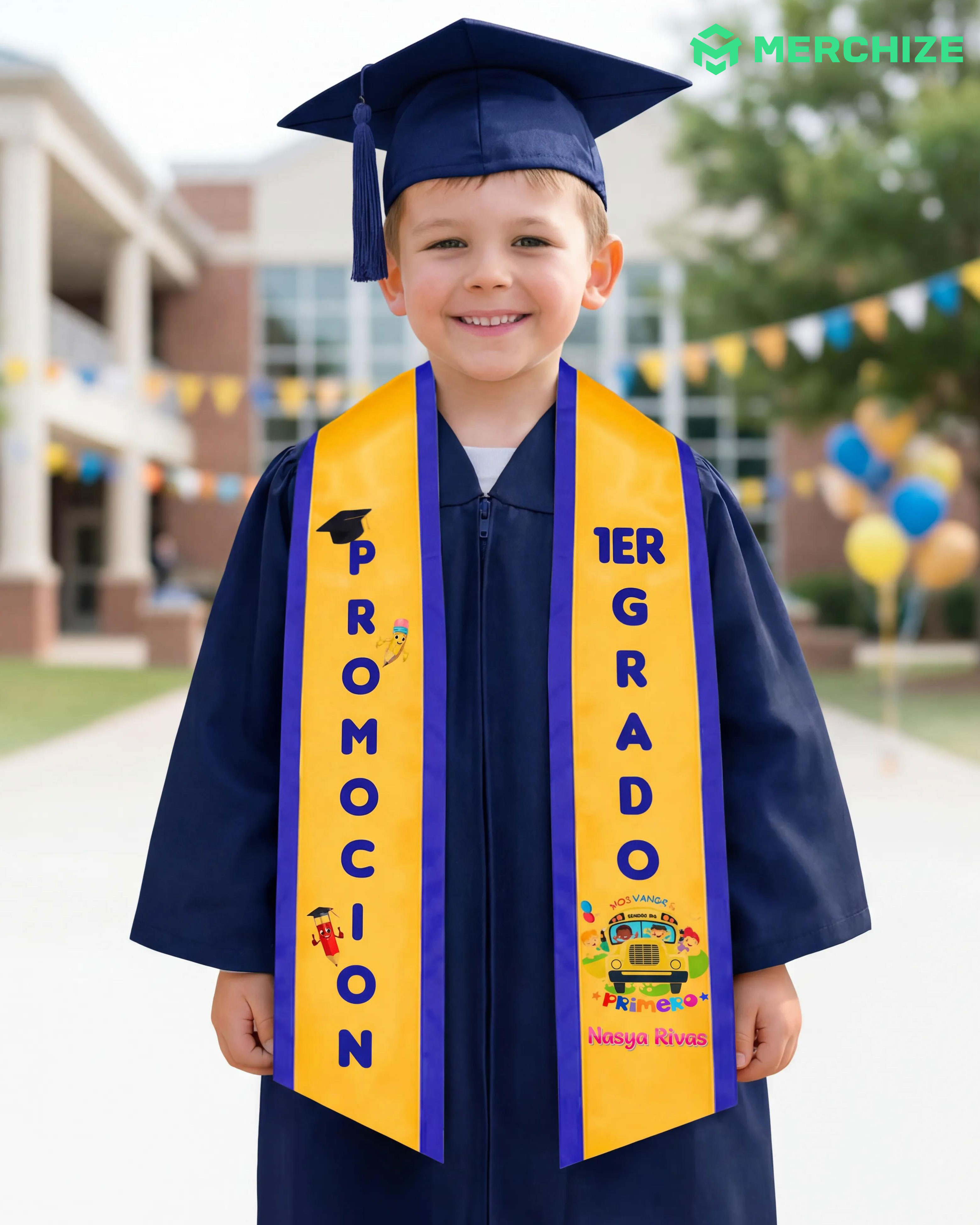Kid Satin Graduation Stole