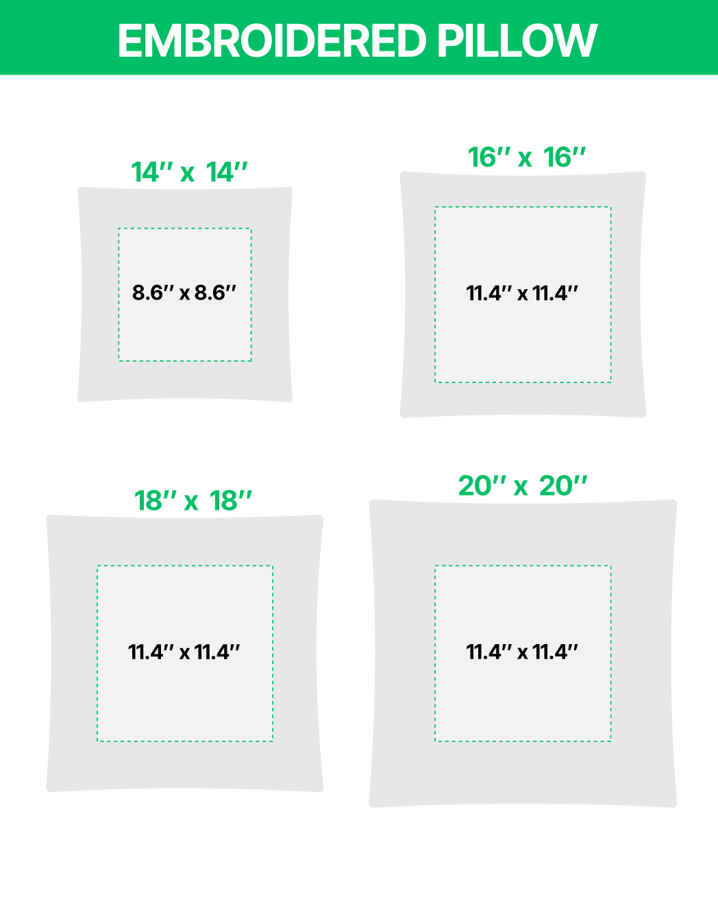 custom embroidered pillows