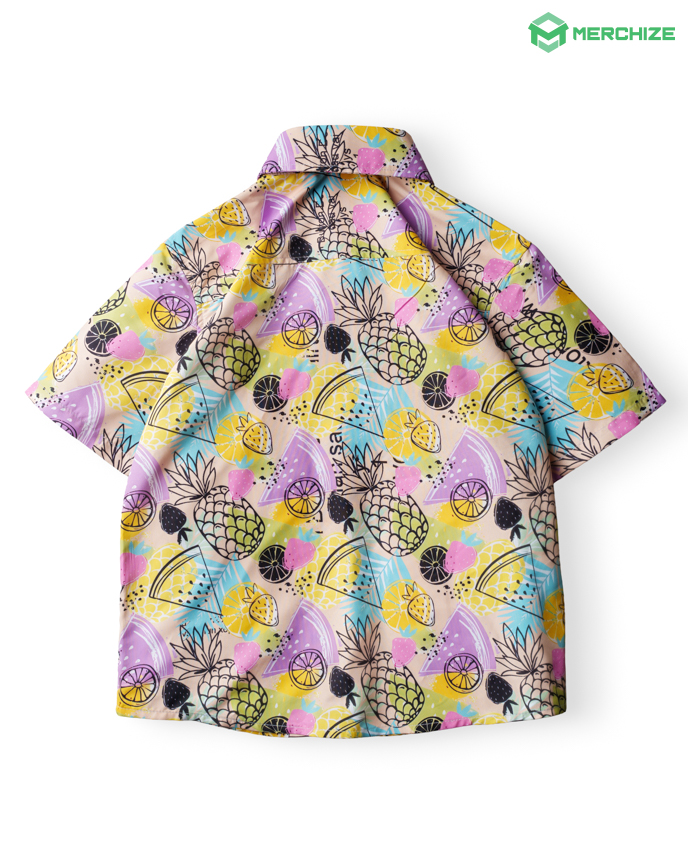 All-over Print Youth Button Down Shirt