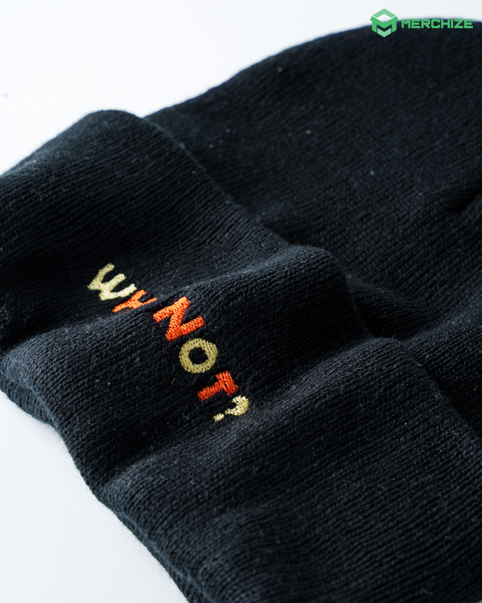 Embroidered Cuffed Beanie