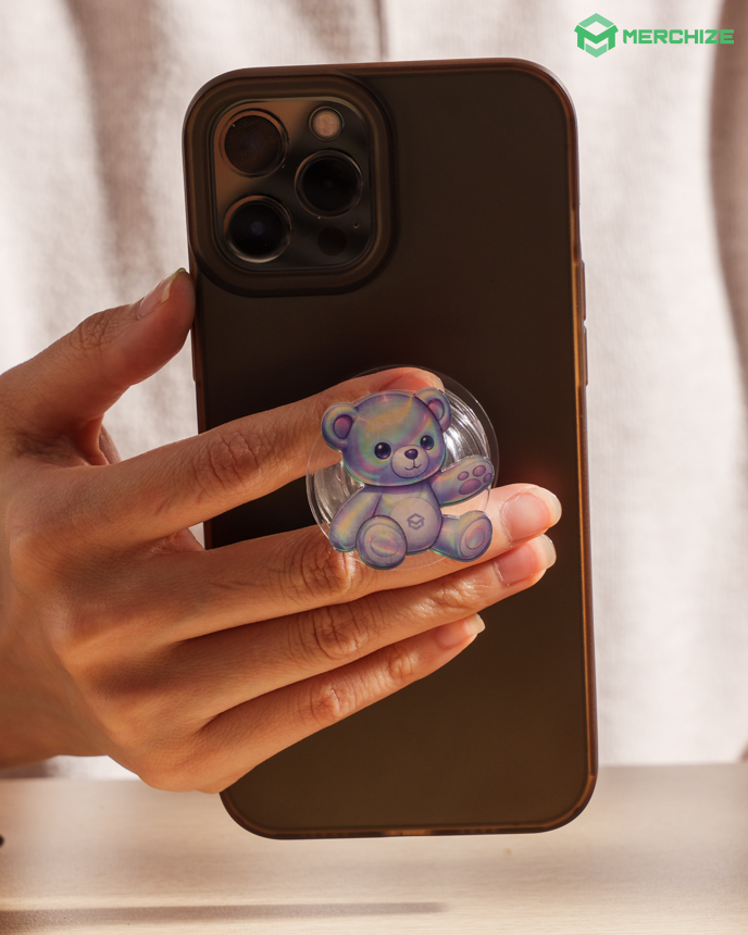 Custom Shape Hologram Phone Grip