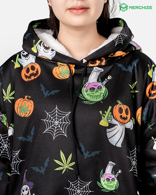 Print on demand blanket hoodie