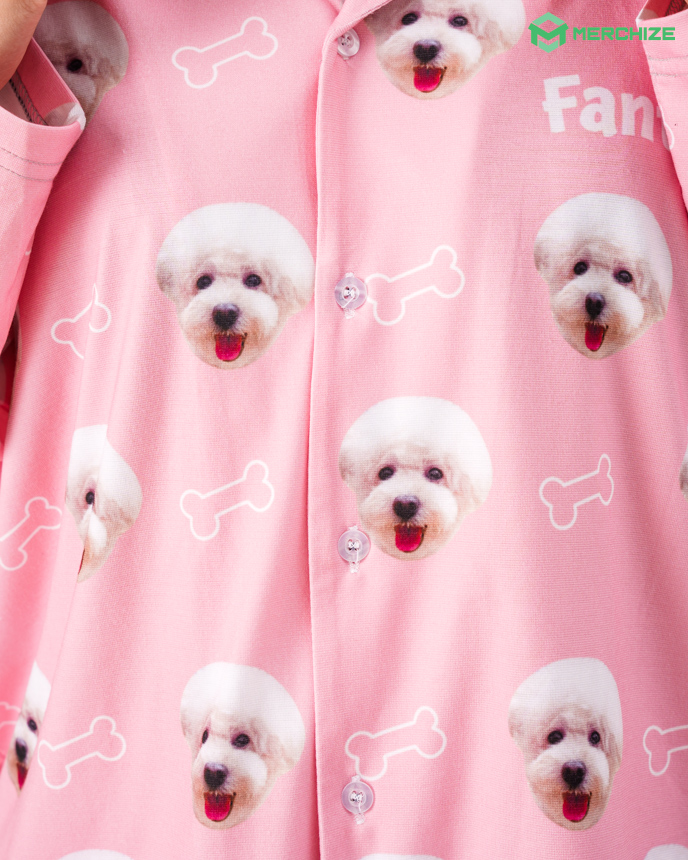 All-over Print Pajamas Set