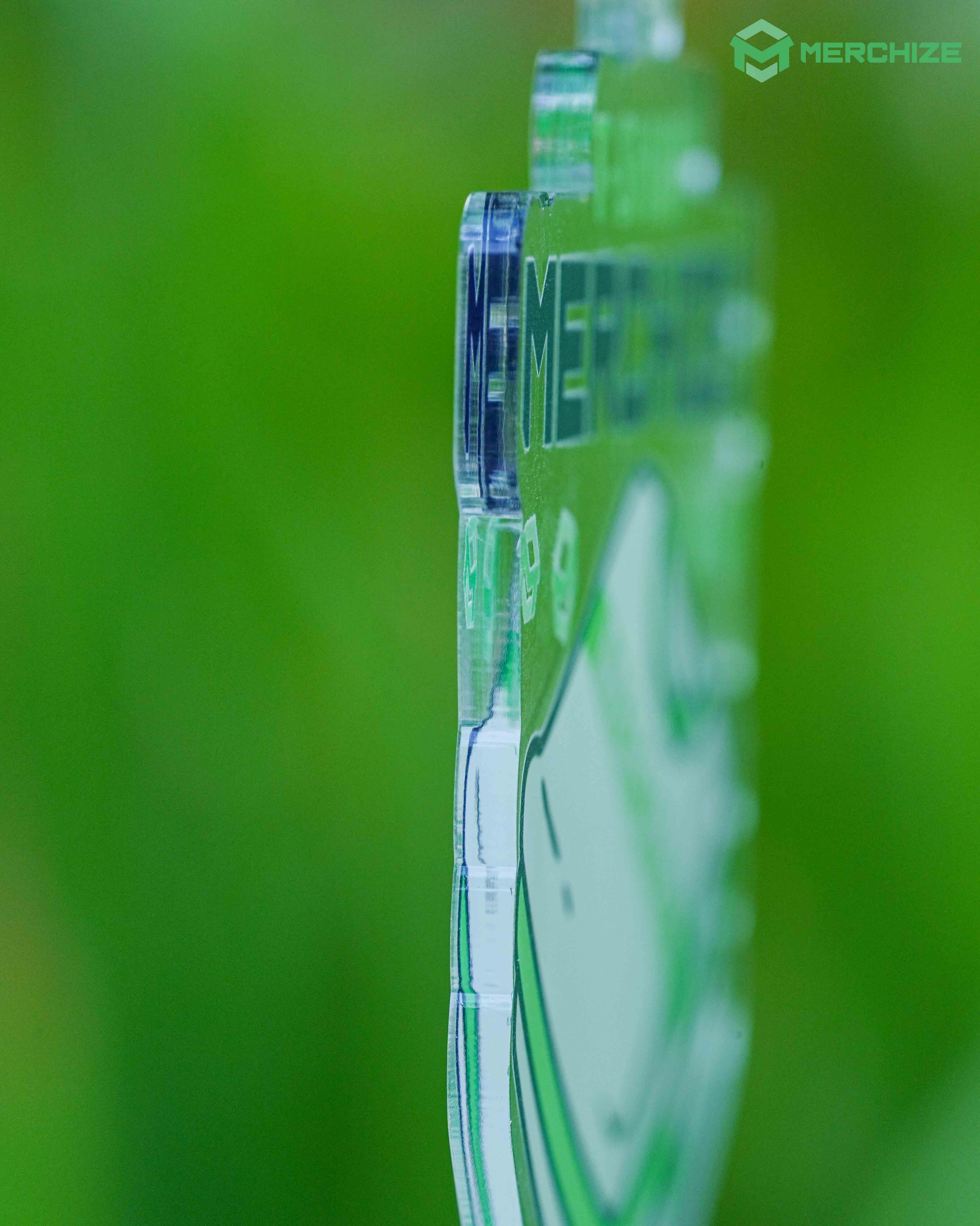 Custom Shape Clear Acrylic Tag