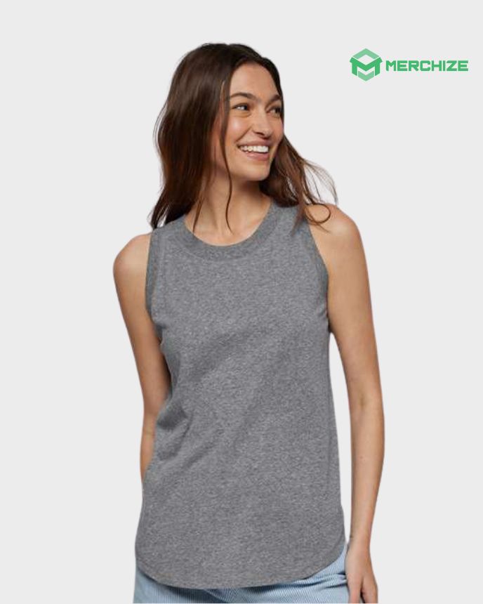 Women's Relaxed Fine Jersey Tank LAT 3592 (Made in US)