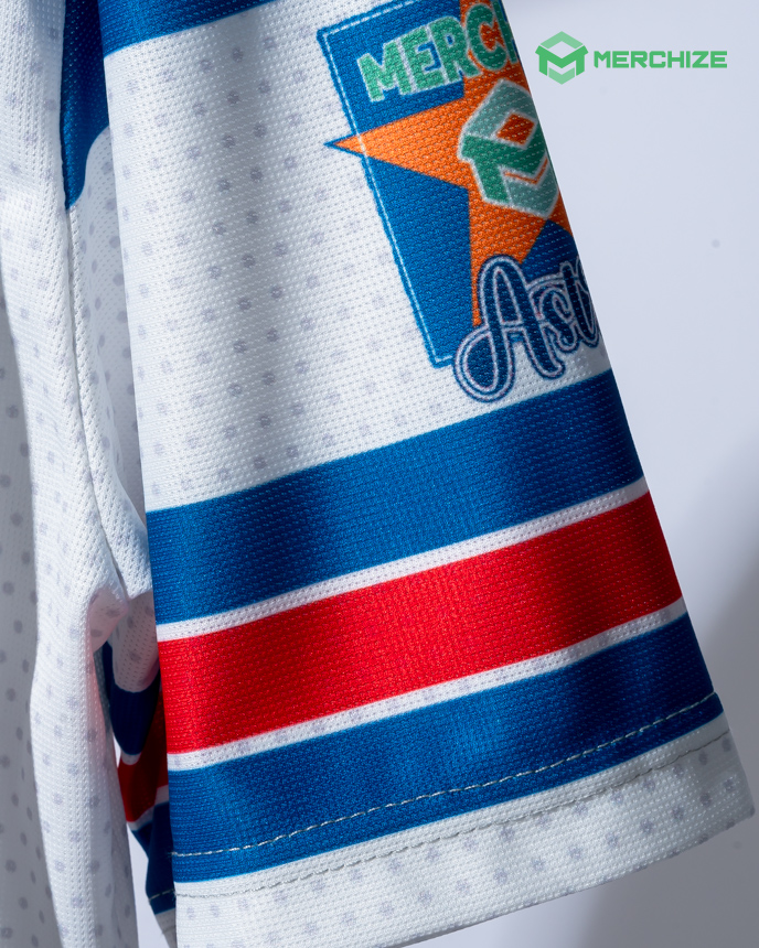 All-over Print Simple Baseball Jersey Without Piping