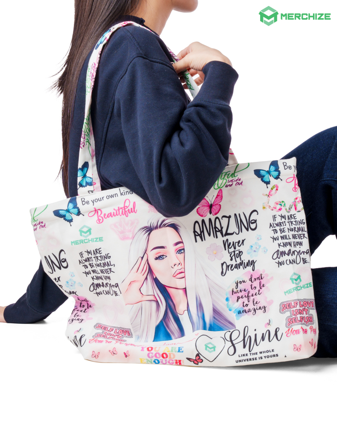 All-over Print Large Tote Bag