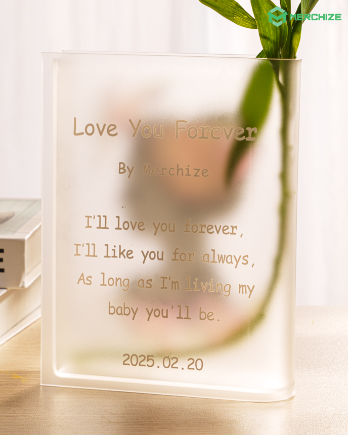 Acrylic Book Vase 