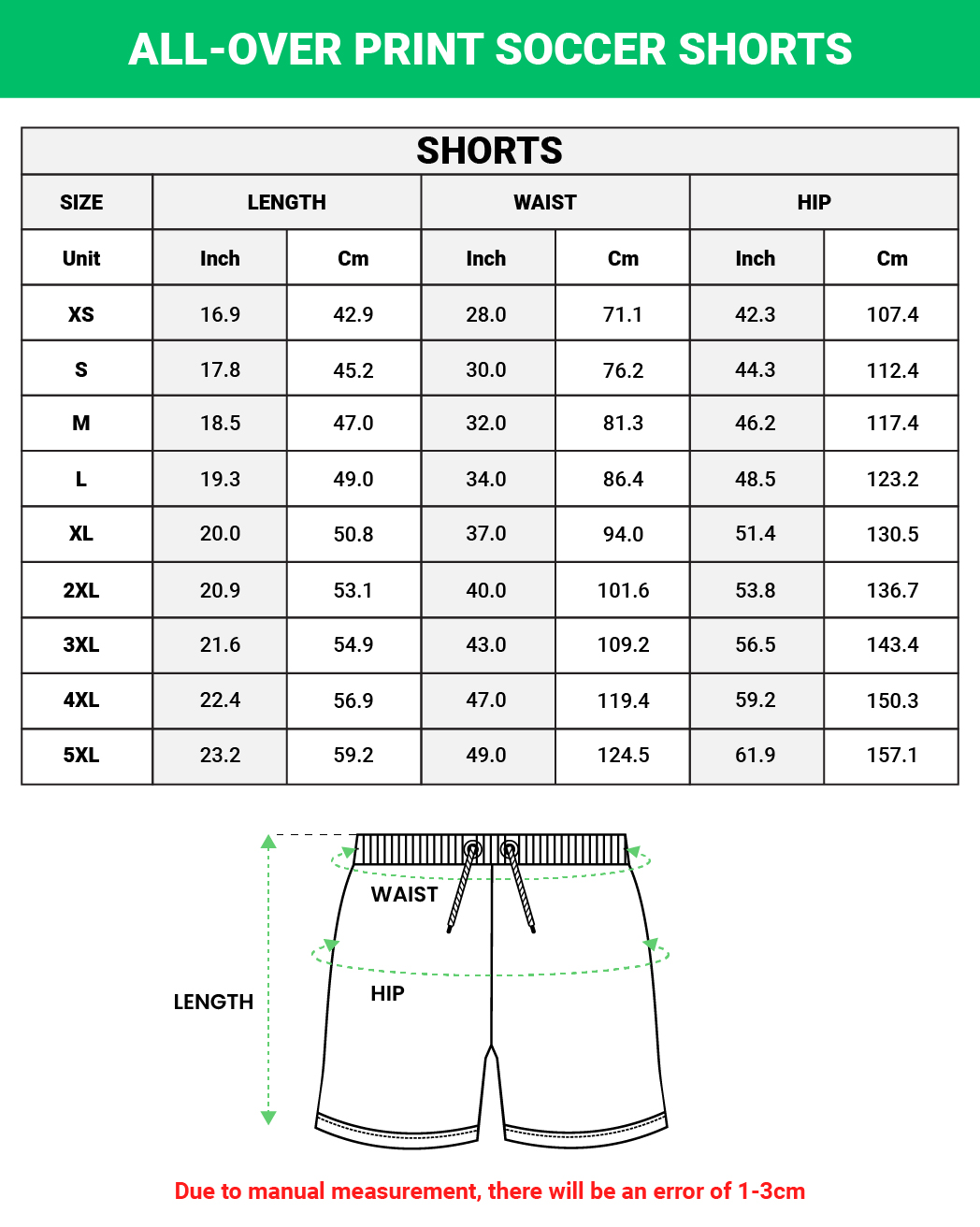 custom printed shorts