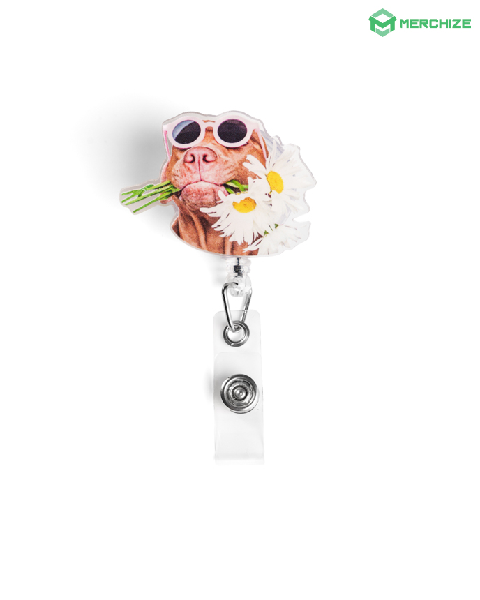 Custom Shape Acrylic Badge Reel