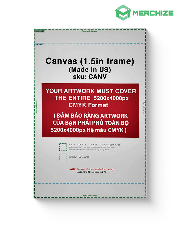 Canvas (1.5in frame) (Made in US)