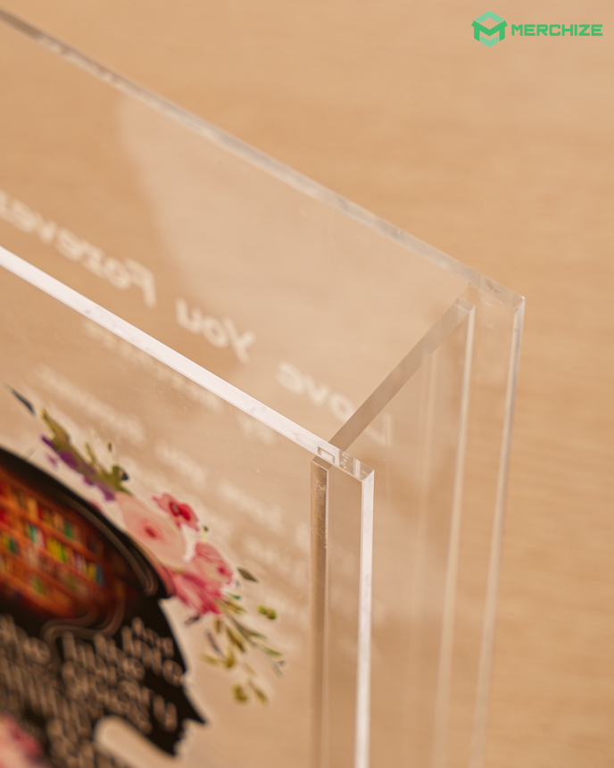 Acrylic Book Vase 