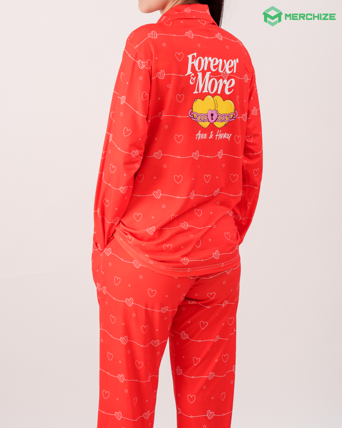 All-over Print Pajamas Set