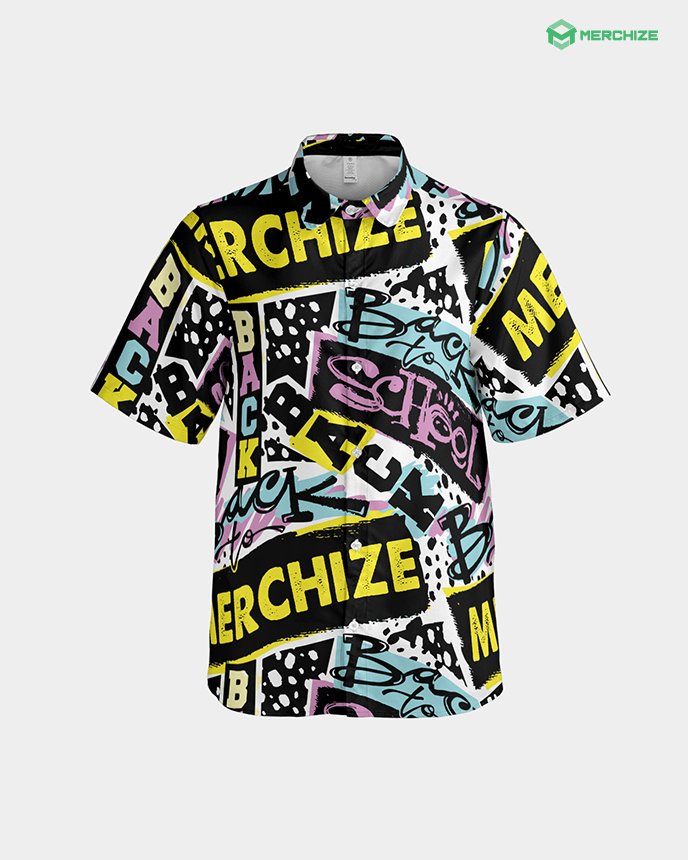 All-over Print Button Down Shirt (Made in China)