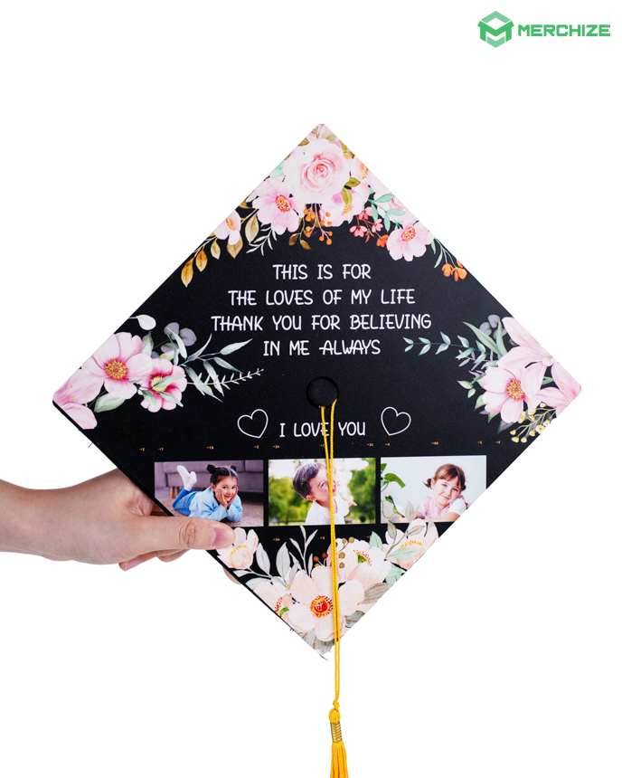 customizable graduation hat toppers 