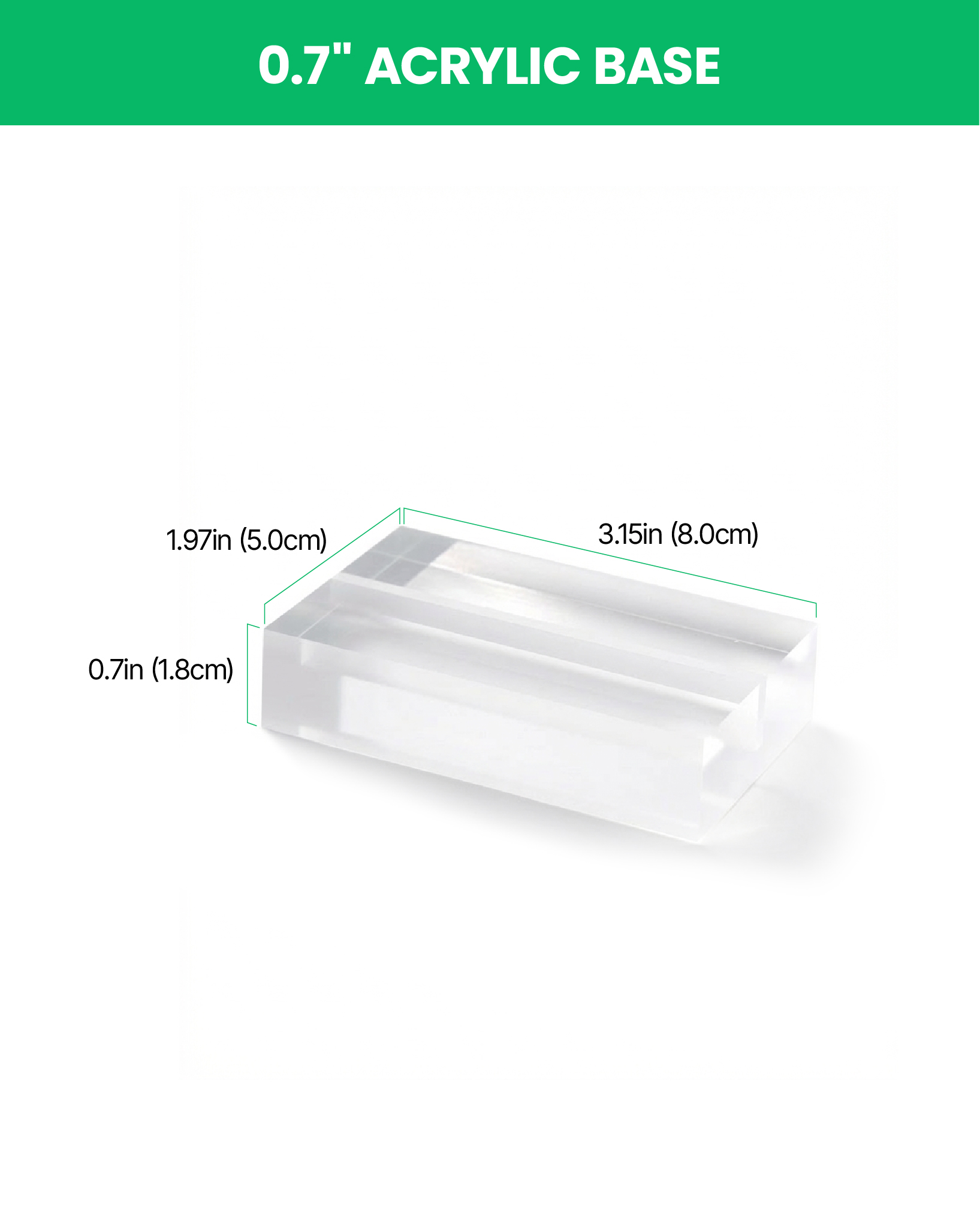 Acrylic Plaque Base 