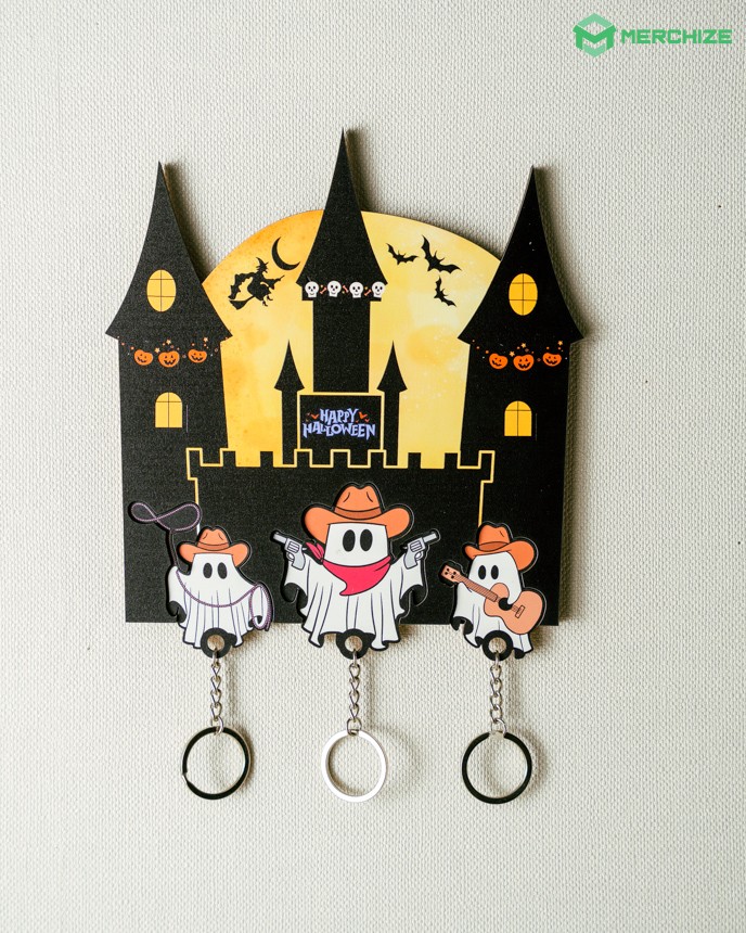  Custom Shape Layered Wood Key Holder