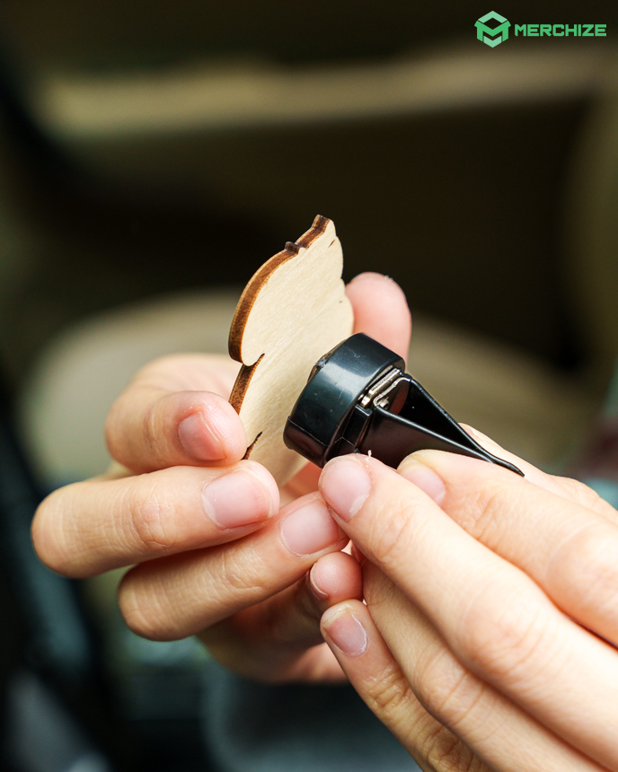 Custom Shape Wooden Car Clip