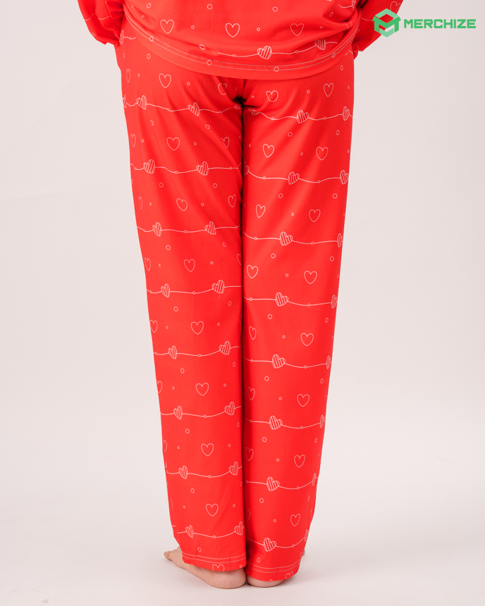 All-over Print Pajamas Set