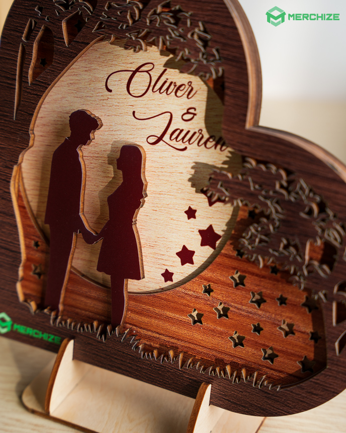 Custom Shape 4-layer Wood Sign